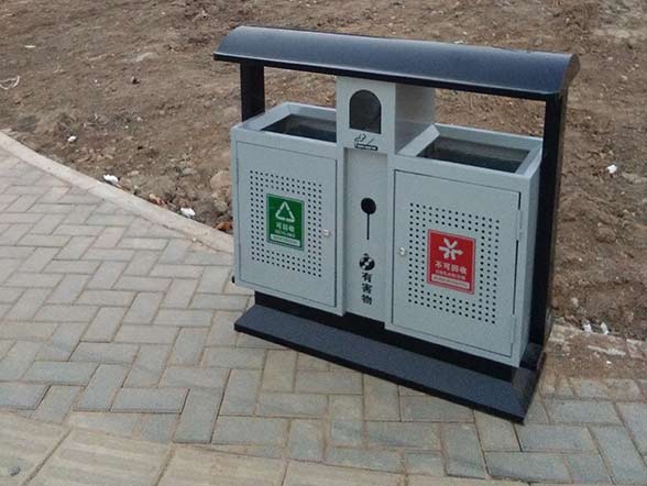 分類果皮箱在淄博市張店區